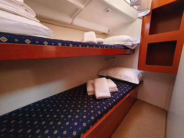 Yacht Captain's cabin